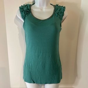 Willi Smith Cap Sleeve T Shirt